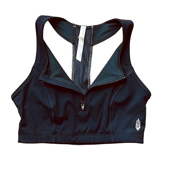 Free People Movement Delta Sports Bra Sample Piece Red and White Stripe Small - Picture 4 of 12